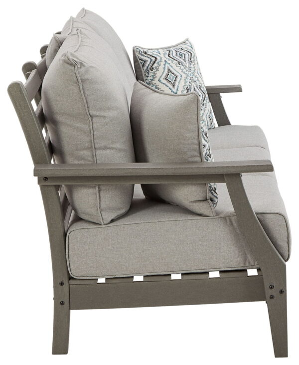 Visola - Gray - Sofa with Cushion - Image 3