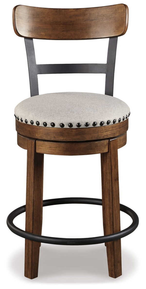 Valebeck - Full Back Swivel Stool - Image 3