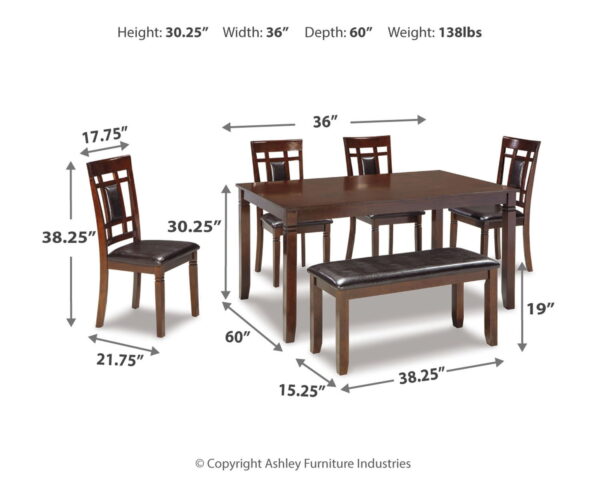 Bennox - Brown - Dining Room Table Set (Set of 6) - Image 4