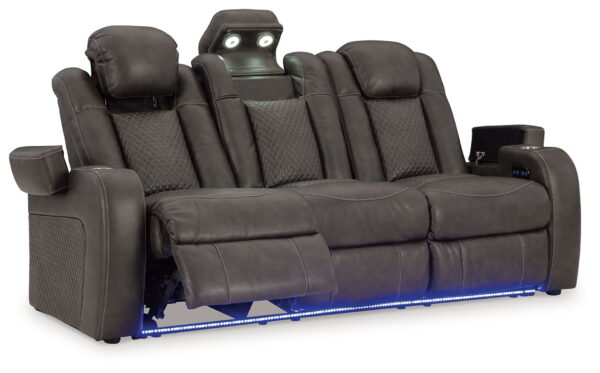 Fyne-dyme - Power Reclining Sofa With Adj Headrest - Image 3