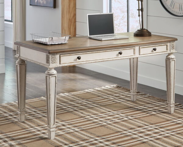 Realyn - Light Brown - Home Office Desk - Image 3
