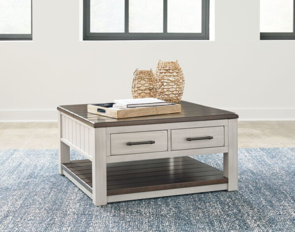 Darborn - Gray / Brown - Lift Top Cocktail Table - Image 2