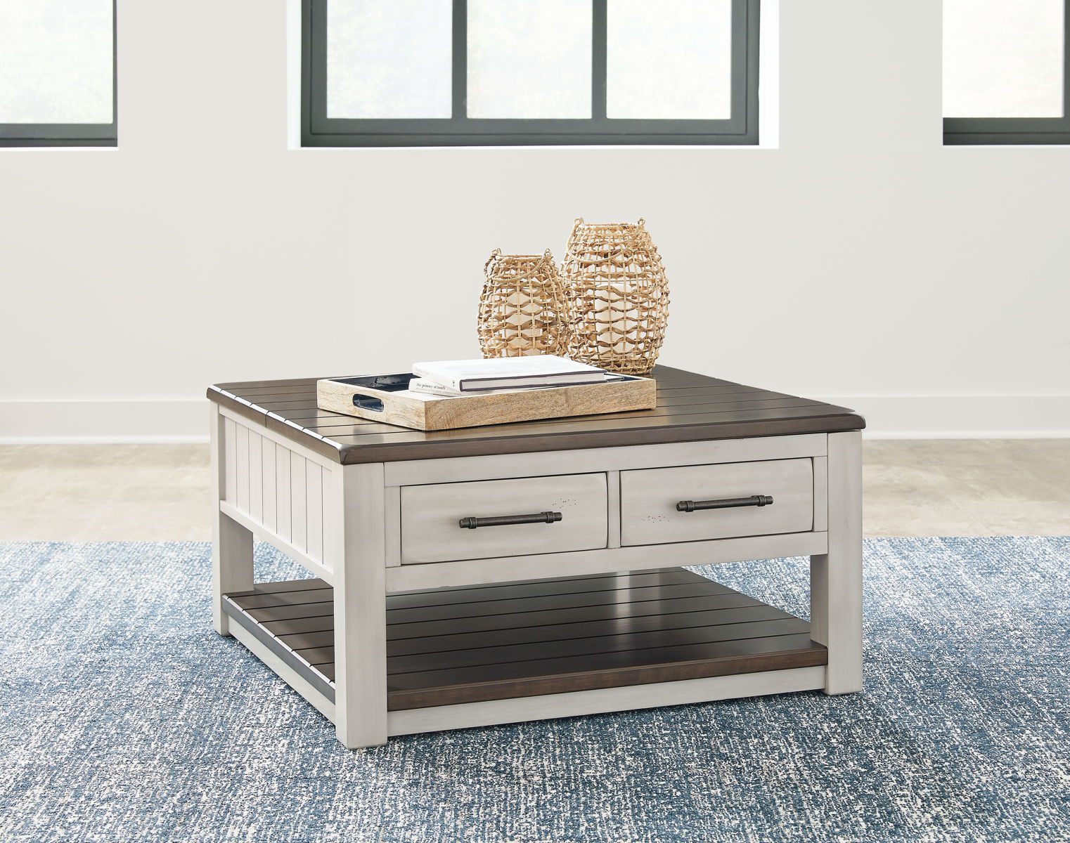 Darborn - Gray / Brown - Lift Top Cocktail Table - Image 2