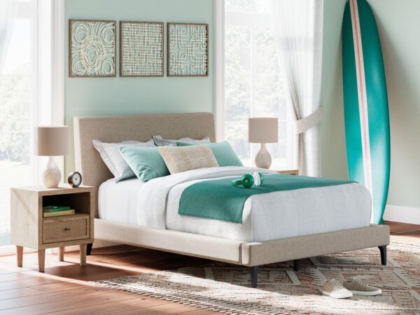 Cielden - Upholstered Bed With Roll Slats - Image 8