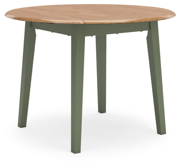 Gesthaven - Round Dining Room Drop Leaf Table Set - Image 4