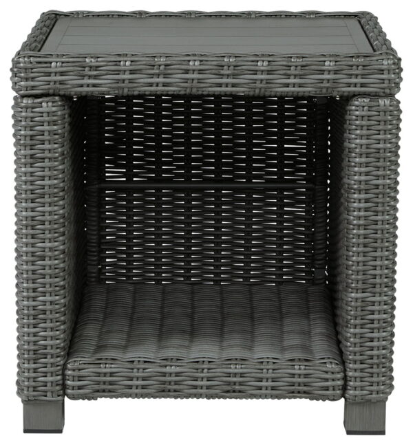 Elite Park - Gray - Square End Table - Image 4