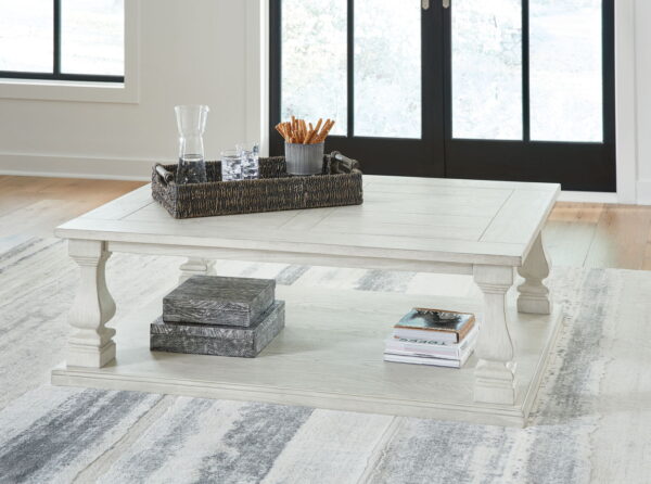 Arlendyne - Antique White - Rectangular Cocktail Table - Image 2