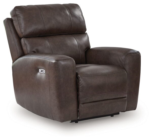 Crossplex - Smoke - Power Recliner / Adjustable Headrest