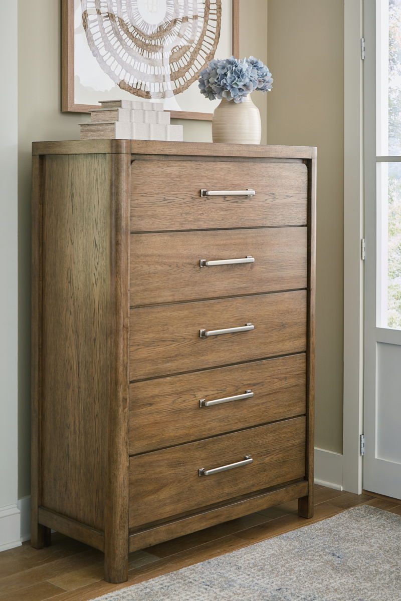 Cabalynn - Light Brown - Five Drawer Chest - Image 2
