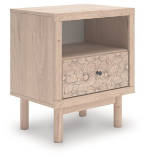 Arloster - Tan - One Drawer Night Stand