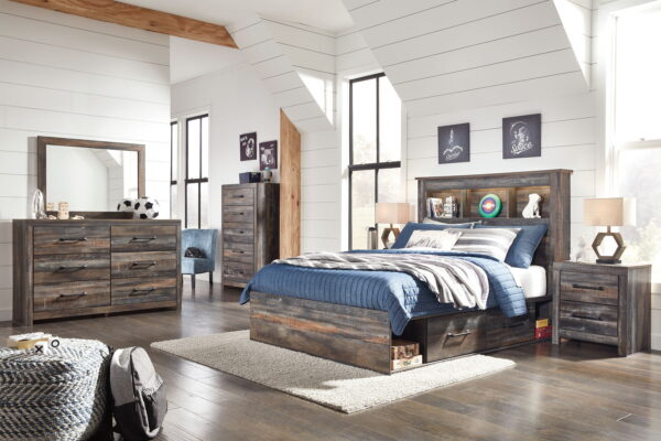 Drystan - Panel Bookcase Bed - Image 15