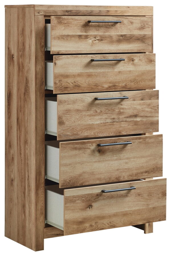 Hyanna - Tan Brown - Five Drawer Chest - Image 3