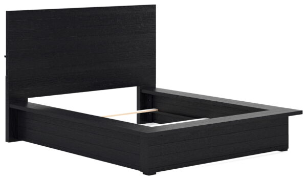 Londer - Black - Queen Panel Bed - Image 2