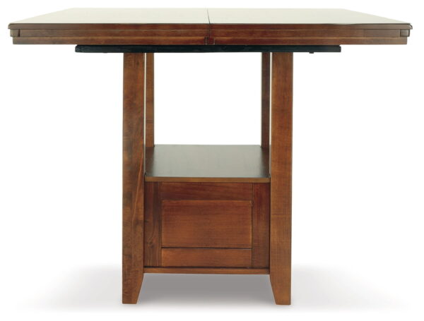 Ralene - Medium Brown - Rectangular Dining Room Counter Extension Table - Image 4