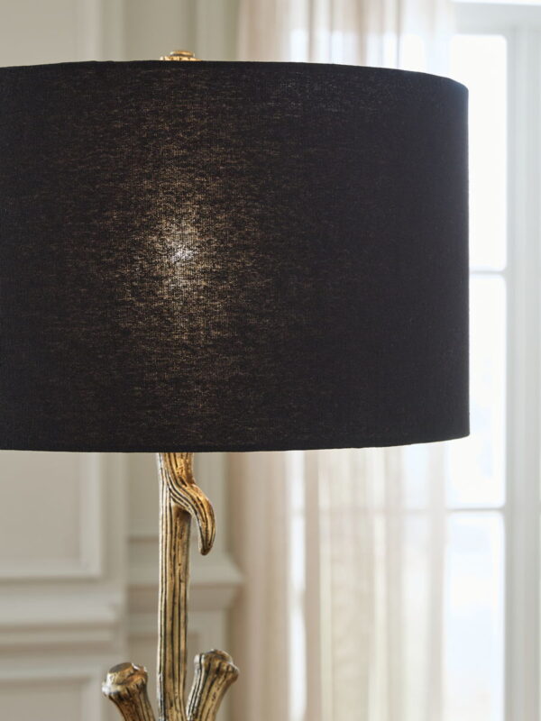 Josney - Antique Gold Finish - Metal Table Lamp - Image 2