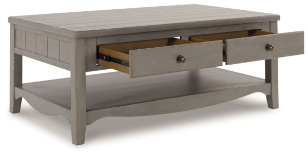 Charina - Antique Gray - Rectangular Cocktail Table - Image 2