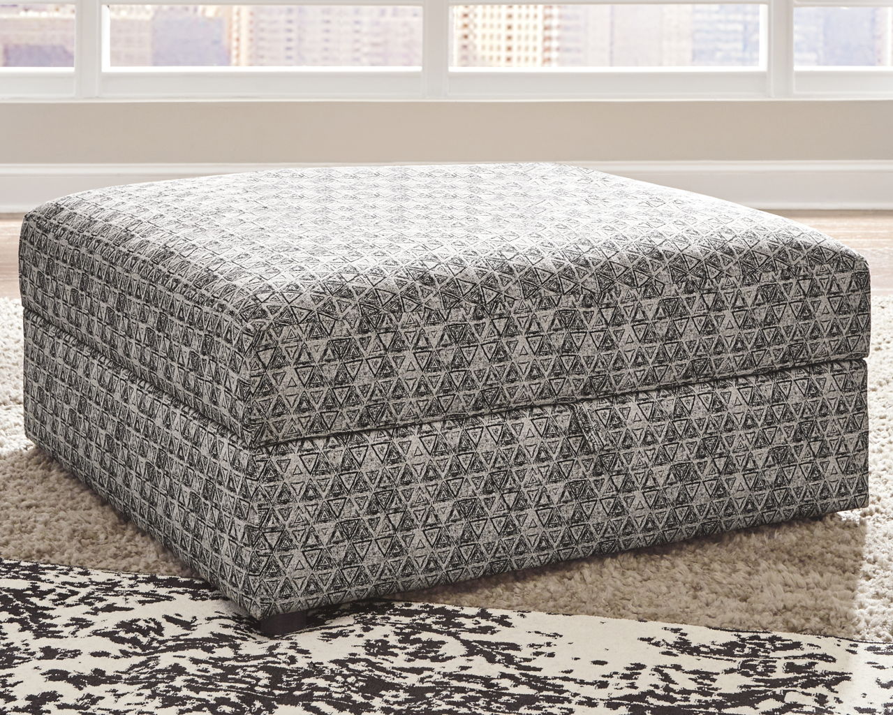Kellway - Bisque - Ottoman With Storage - Image 3