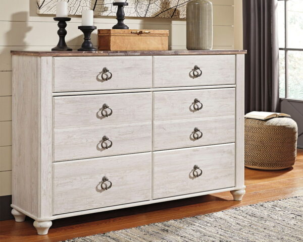 Willowton - Dresser, Mirror - Image 2