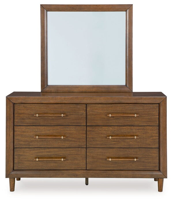 Lyncott - Brown - Dresser And Mirror - Image 2
