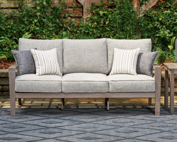 Hillside Barn - Gray / Brown - Sofa With Cushion - Image 2