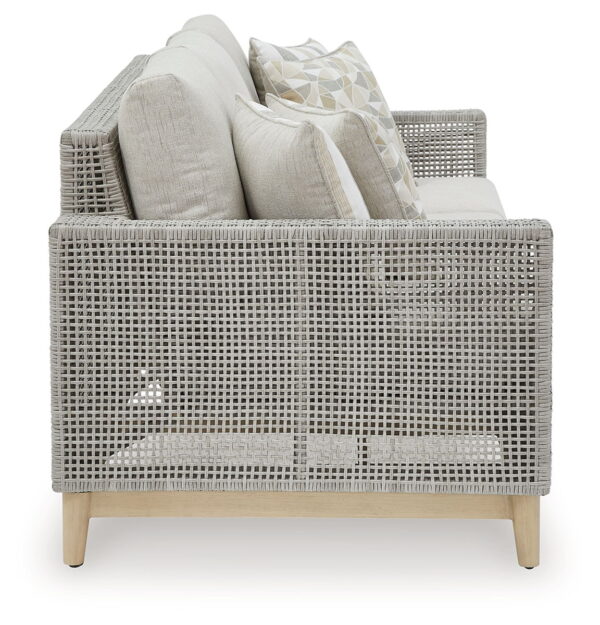 Seton Creek - Gray - Sofa With Cushion - Image 3