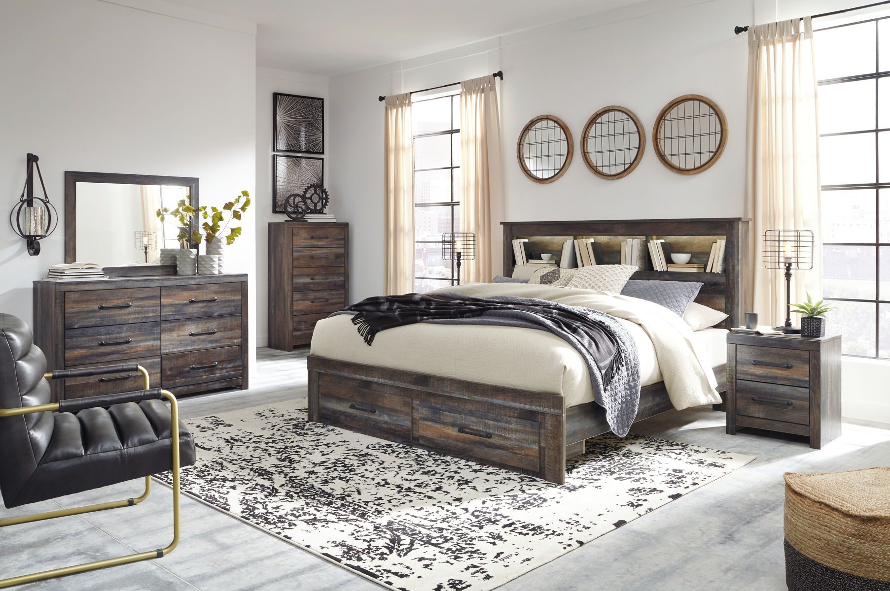 Drystan - Panel Bookcase Bed - Image 14