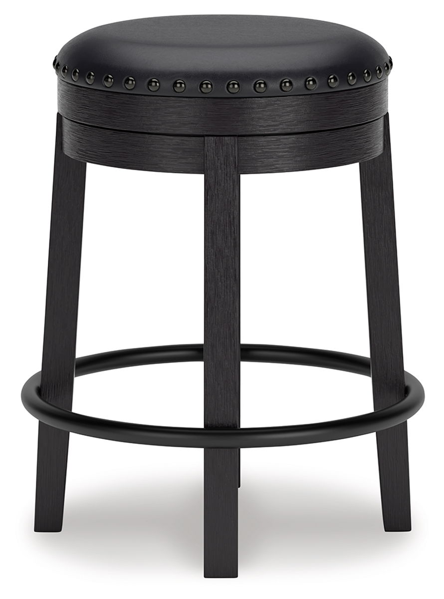 Valebeck - Upholstered Swivel Stool - Image 9