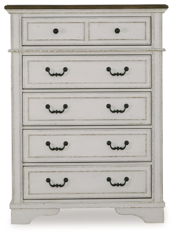 Blendon - Two-tone - Five Drawer Chest - Image 2