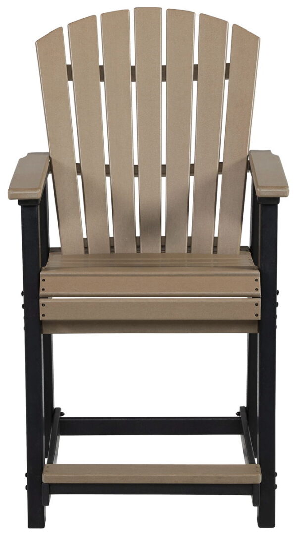 Fairen Trail - Black / Driftwood - Barstool (Set of 2) - Image 3
