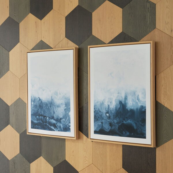 Holport - Blue / White - Wall Art Set (Set of 2) - Image 4