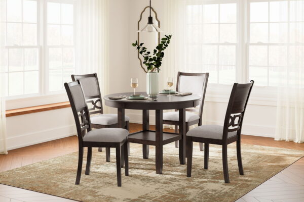 Langwest - Brown - Dining Room Table Set (Set of 5) - Image 4