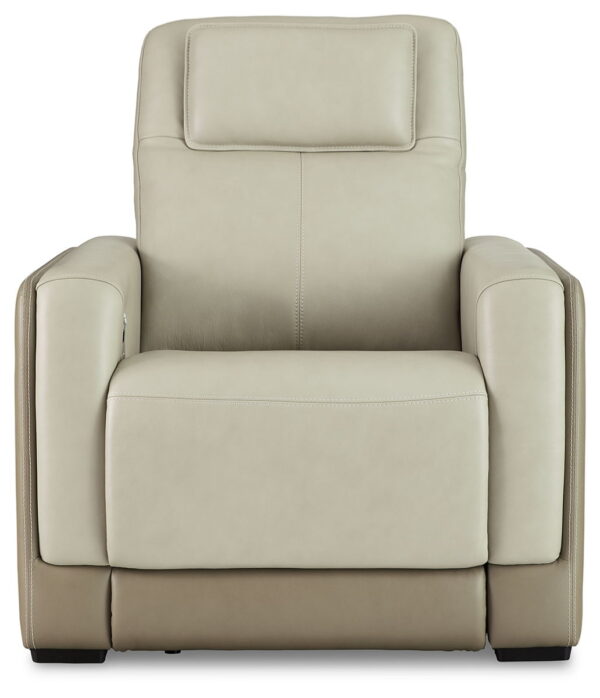 Battleville - Almond - PWR Recliner/Adj Headrest - Image 4