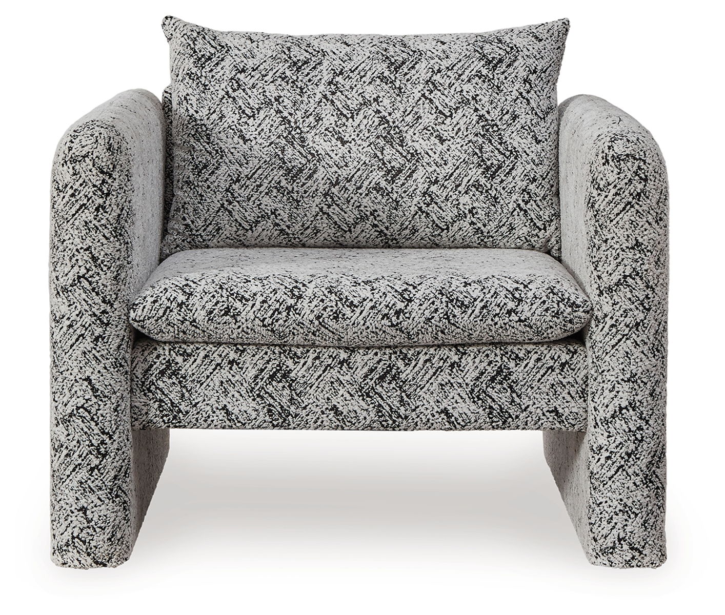 Kenbell - Black / White - Accent Chair - Image 3