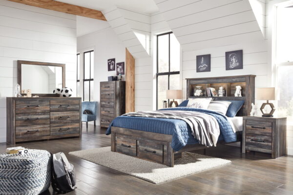 Drystan - Panel Bookcase Bed - Image 6