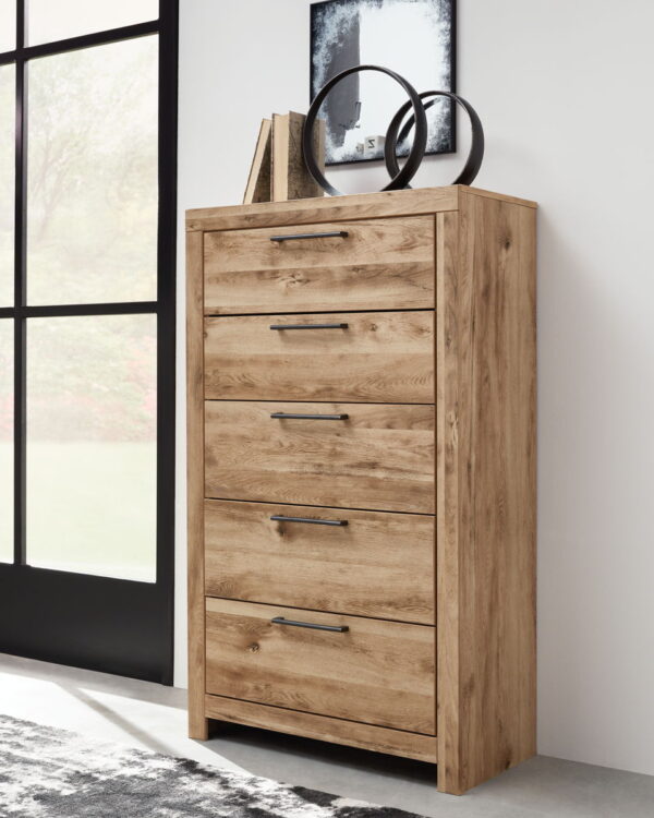 Hyanna - Tan Brown - Five Drawer Chest - Image 2