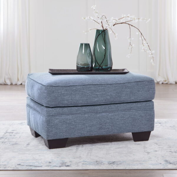 Carissa Manor - Denim - Ottoman - Image 2