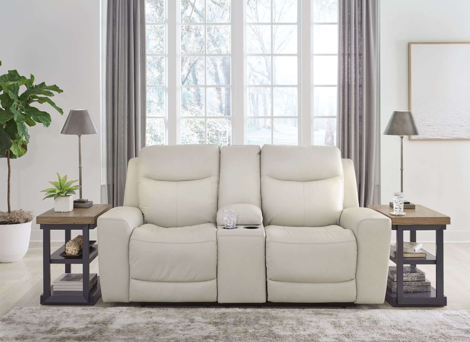 Mindanao - Power Reclining Loveseat With Console /Adj Hdrst - Image 7