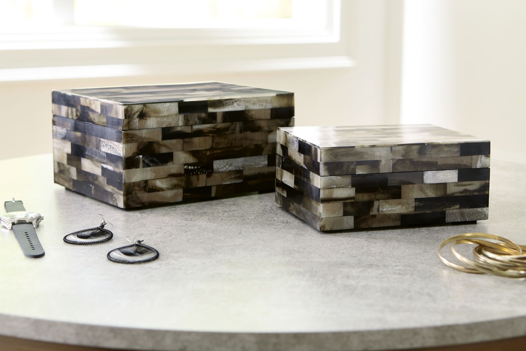 Ellford - Black / Brown / Cream - Box Set (Set of 2) - Image 3