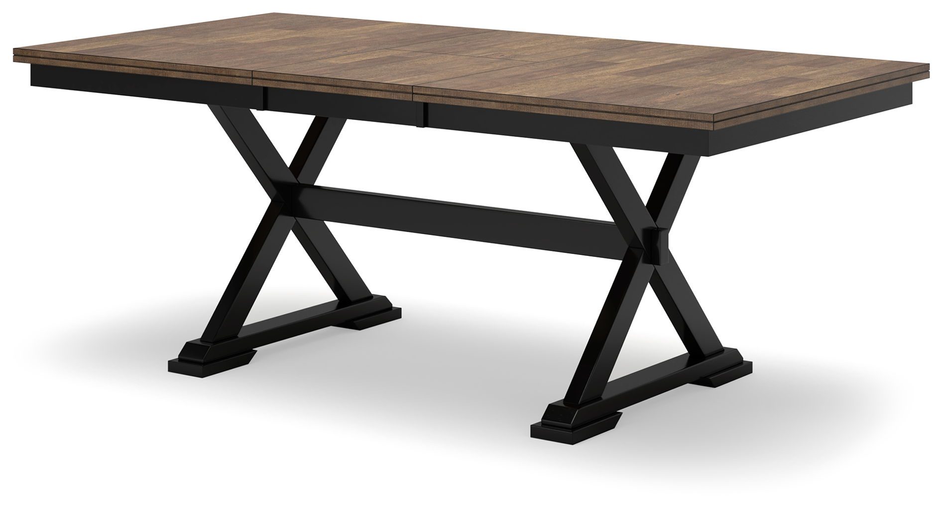 Wildenauer - Brown / Black - Rectangular Dining Extension Table - Image 4