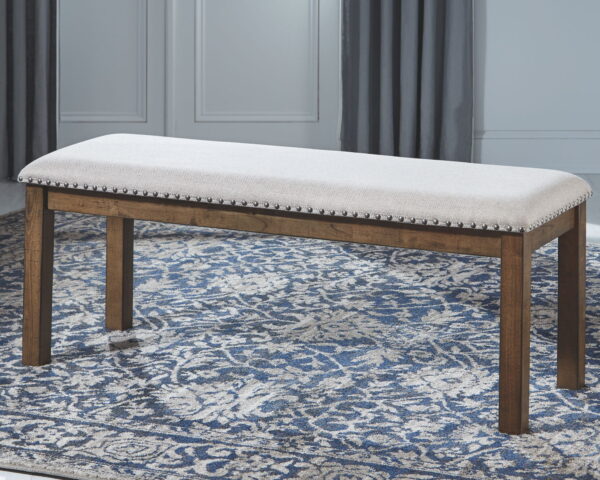 Moriville - Beige - Upholstered Bench - Image 2