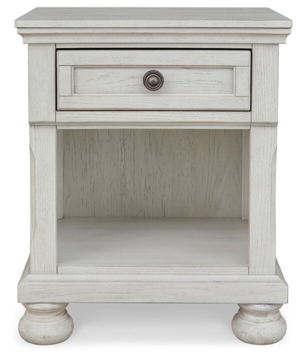 Robbinsdale - Antique White - One Drawer Night Stand - Image 2