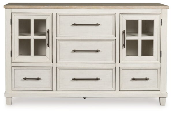 Shaybrock - Antique White / Brown - Dresser - Image 4