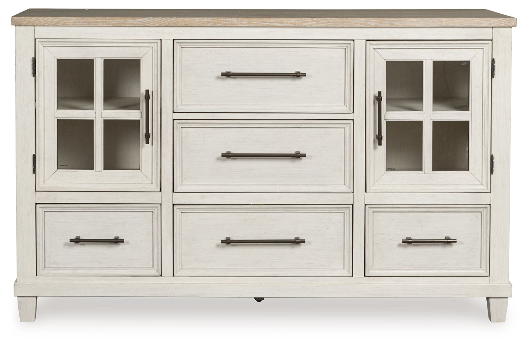 Shaybrock - Antique White / Brown - Dresser - Image 4