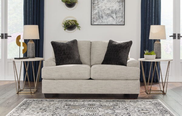 Vayda - Pebble - Loveseat - Image 4