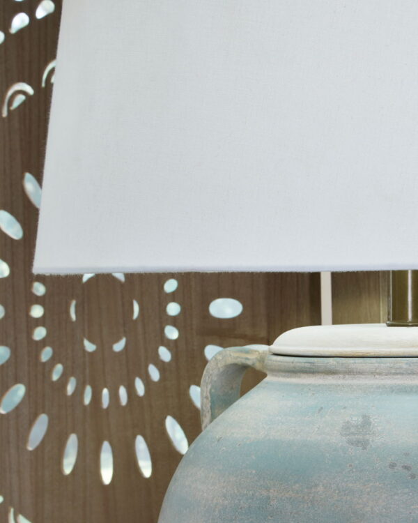 Shawburg - Antique Green - Terracotta Table Lamp - Image 2