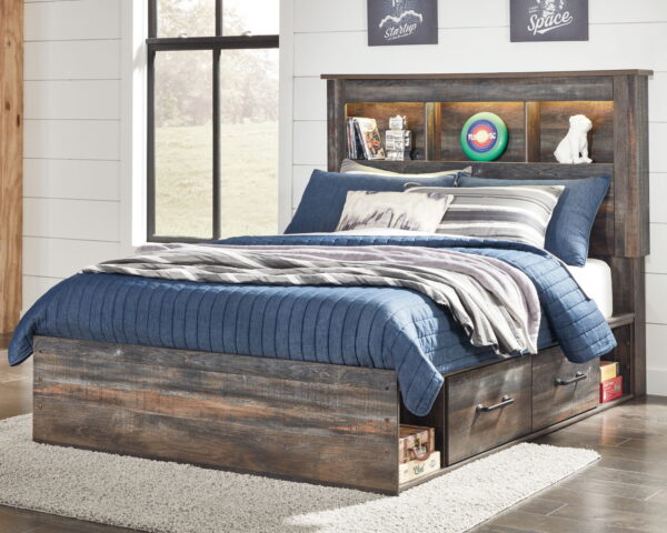 Drystan - Panel Bookcase Bed - Image 12