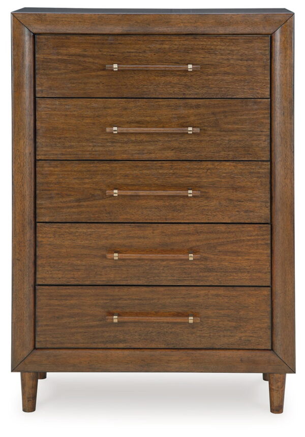 Lyncott - Brown - Five Drawer Chest - Image 2