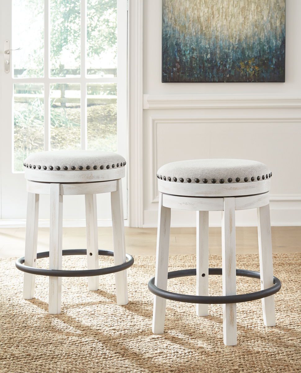 Valebeck - Upholstered Swivel Stool - Image 3