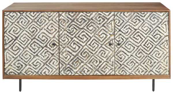 Kerrings - Brown / Black / White - Accent Cabinet - Image 2