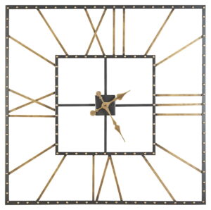 Thames - Black / Gold Finish - Wall Clock